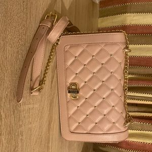 Cute nude pick crossbody purse